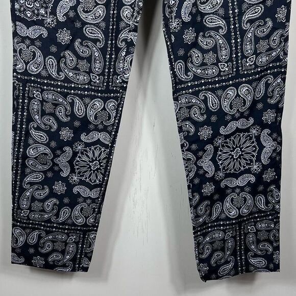 PacSun Black Paisley Drawstring Pants - Picture 3 of 12